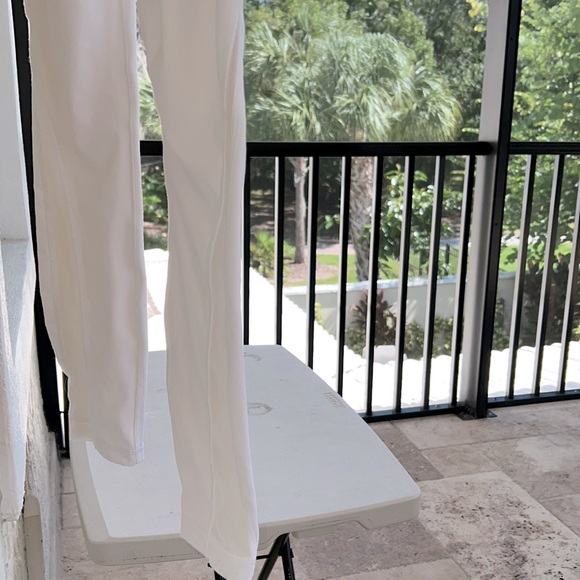 Lululemon Train Times High Waist / White / Luxtreme Mesh Leggings - Picture 6 of 8